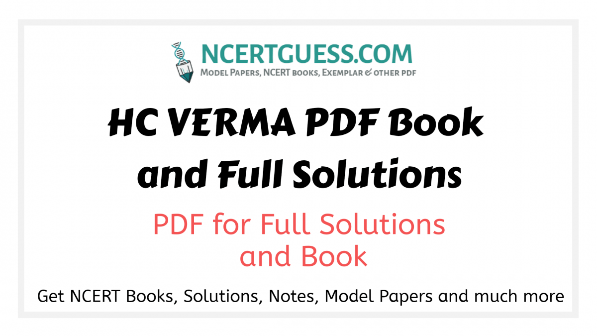 hc verma book pdf
